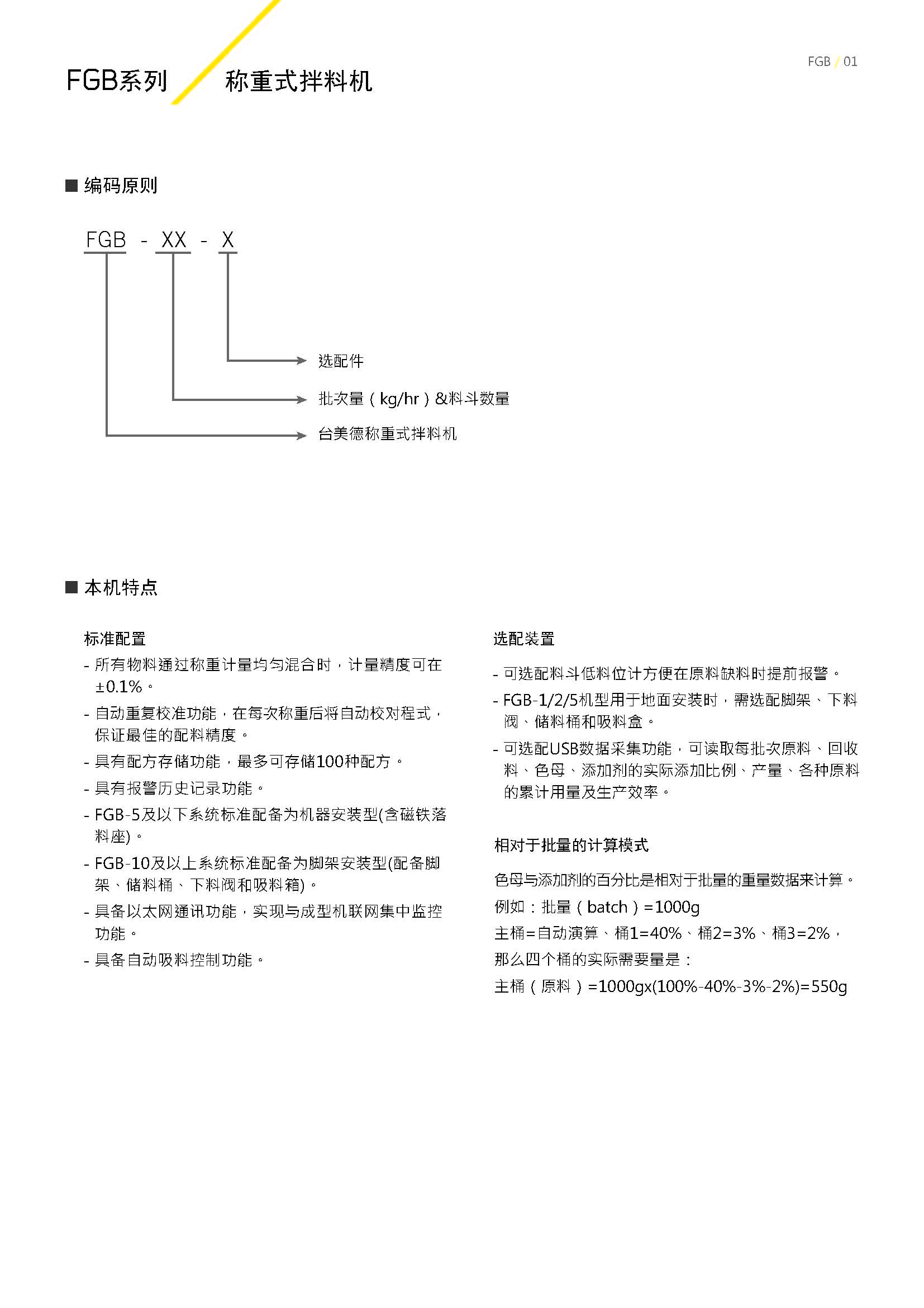 称重式拌料机